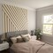 Ekena Millwork 48H x 1/4T Adjustable Wood Slat Wall Panel Kit w/ 4W Slats, Birch contains 11 Slats SWW55X48X0250BI - alternate 3